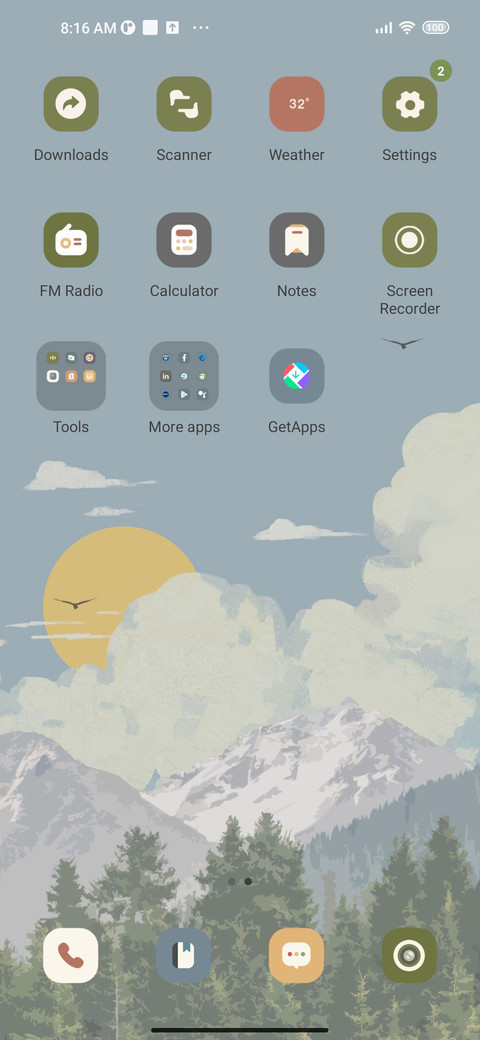 Sunrise screenshot