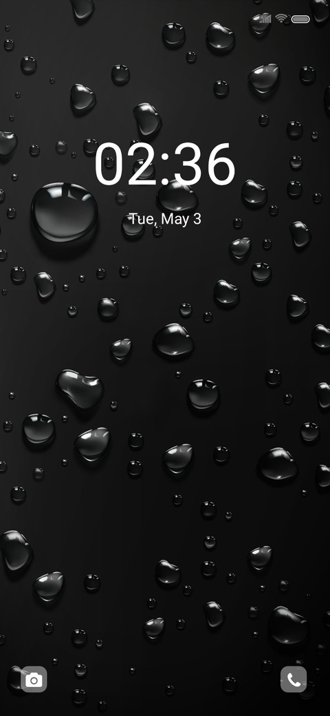 Simple water drop screenshot