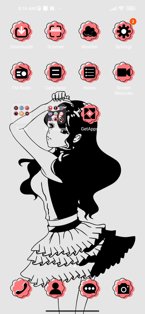 Dancing girl screenshot