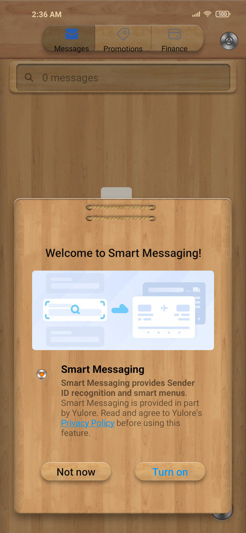 Wooden screenshot