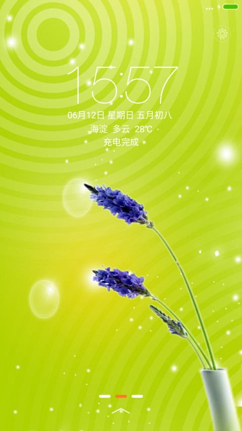 紫色花朵【音乐锁屏】 screenshot