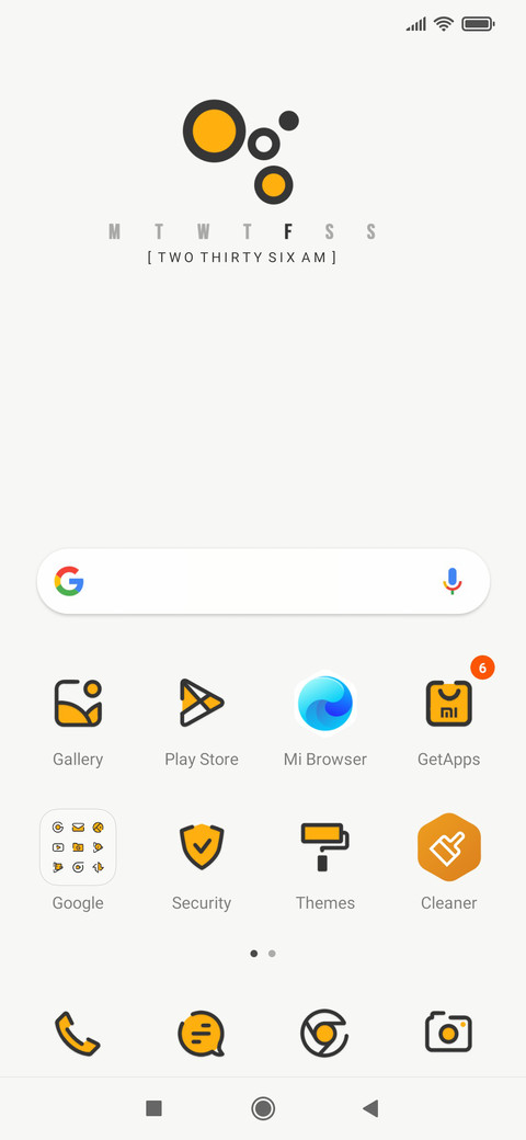 Yellow screenshot