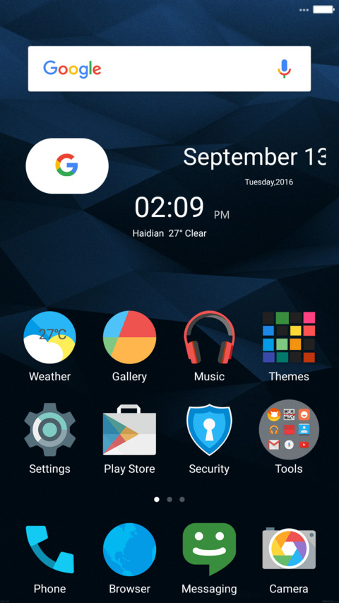 N-Blue screenshot