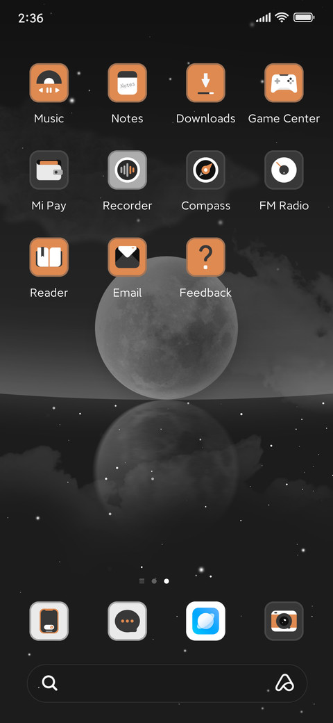Moon mirror screenshot