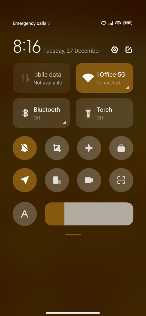 Present screenshot