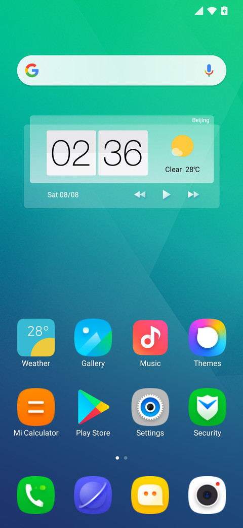 Lenovo A1000 Redong Theme screenshot