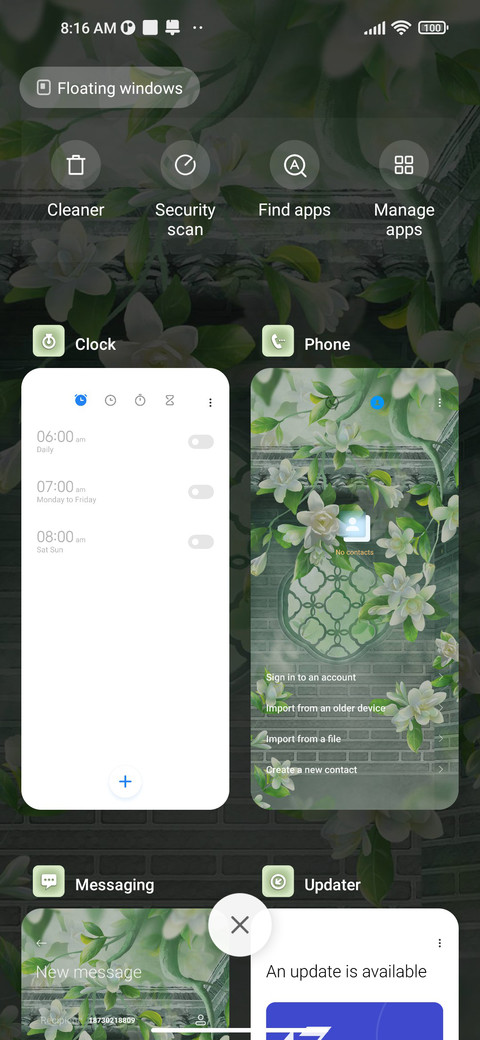 Send you screenshot