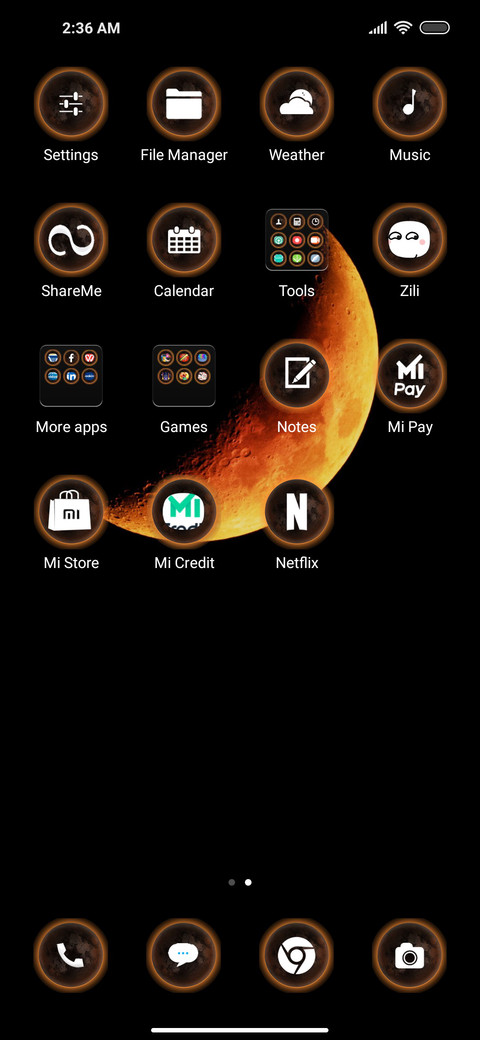 Moon to screenshot