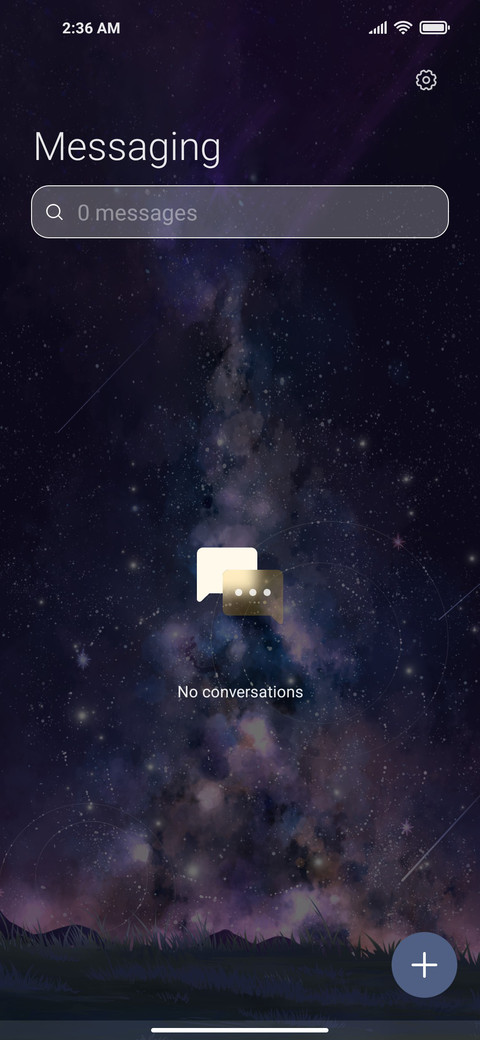 Lonely night sky screenshot