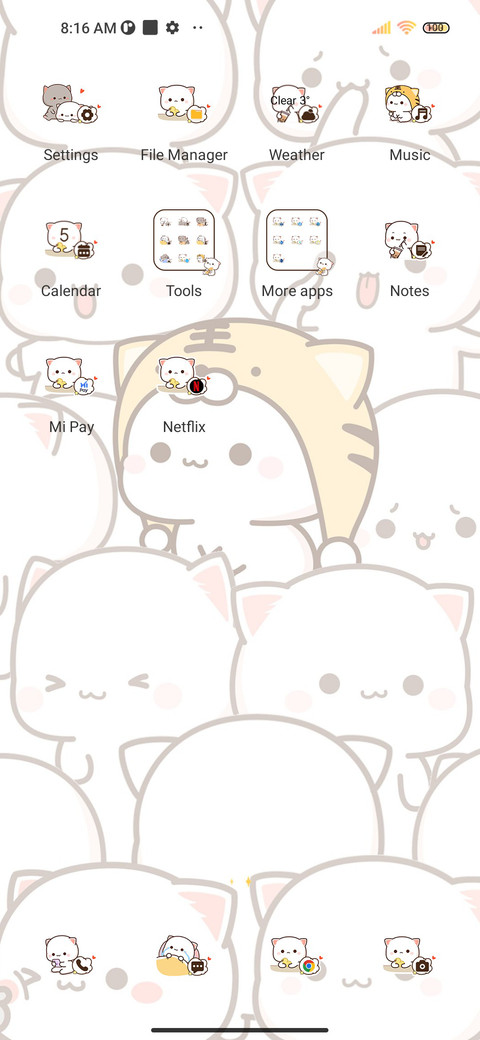 Luminous Peach Cat screenshot