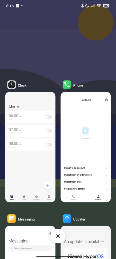 Sunshine minimal screenshot