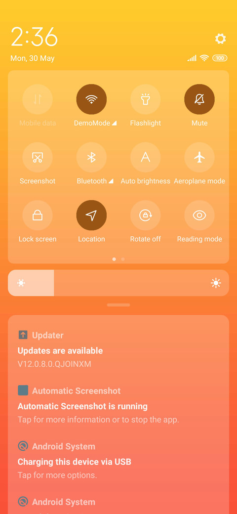 sunset dusk screenshot