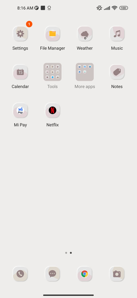 Minimalist Morandi screenshot
