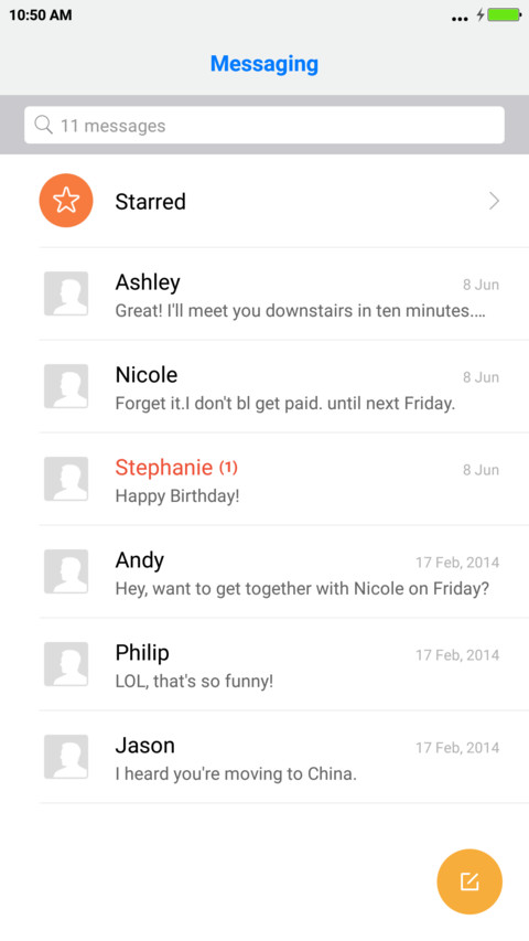 City iOS Style  screenshot