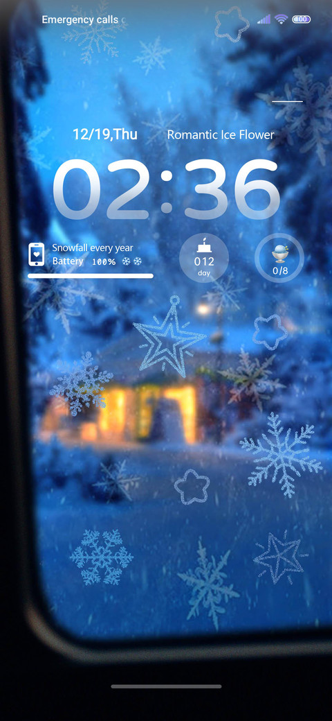 Winter Snowflakes screenshot