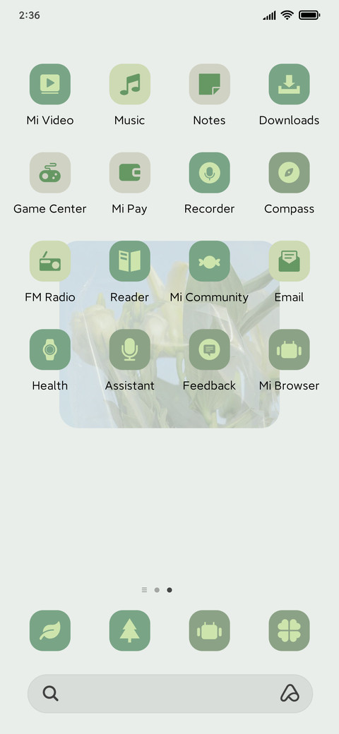 Green in spring screenshot