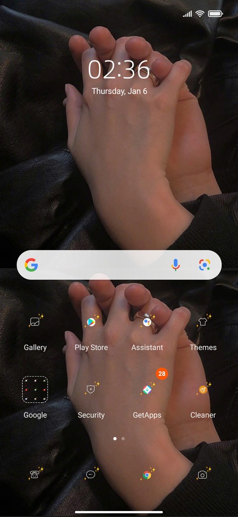 Hold your hand screenshot