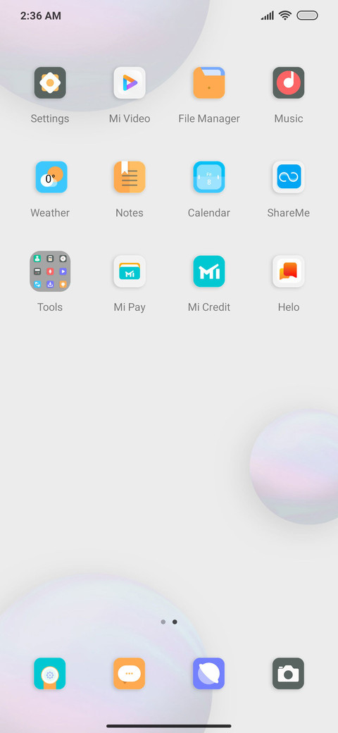 Simple color ball screenshot