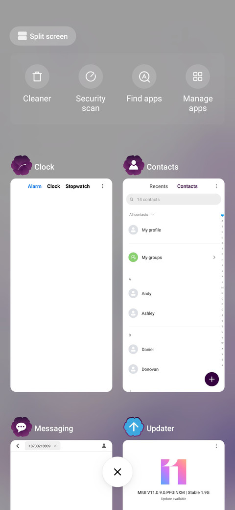 PurpleFloral_3MDP screenshot