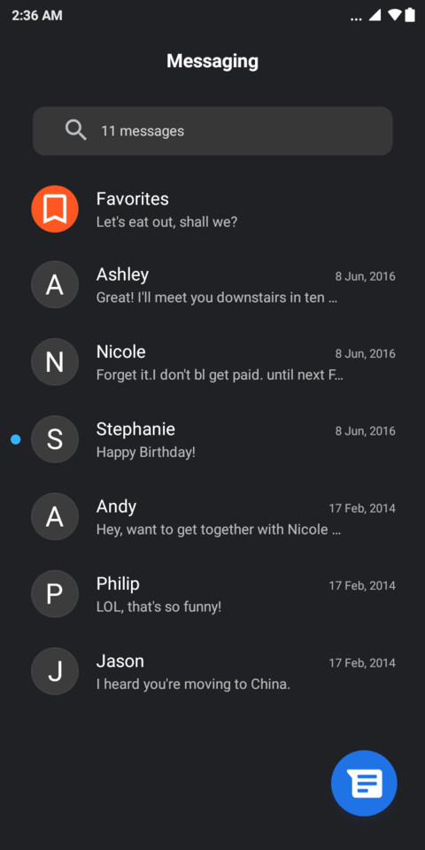 Android Q Dark_DWM19 screenshot