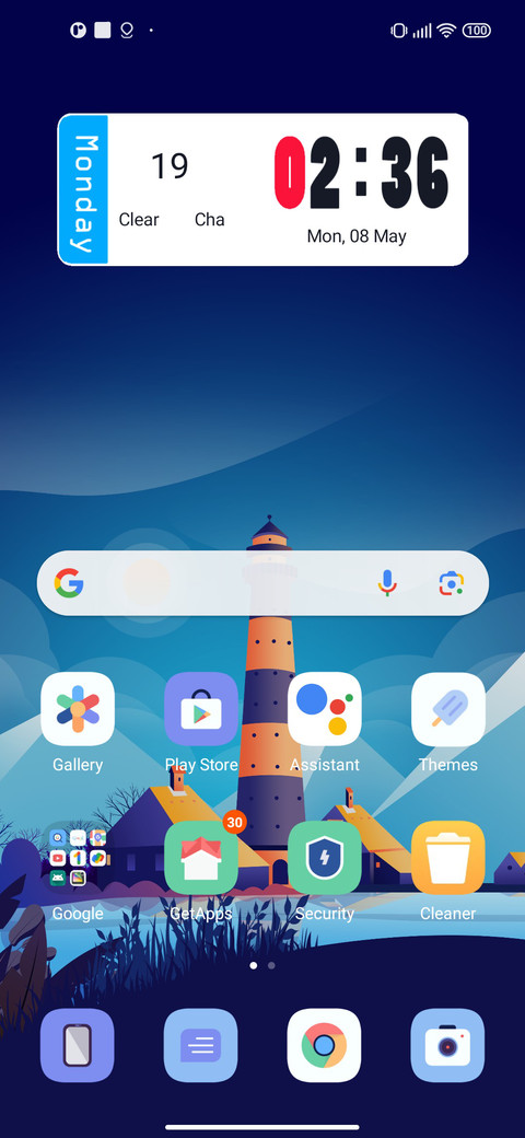 lighthouse screenshot