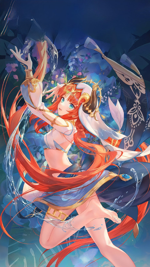 原神妮露的发型设计 screenshot