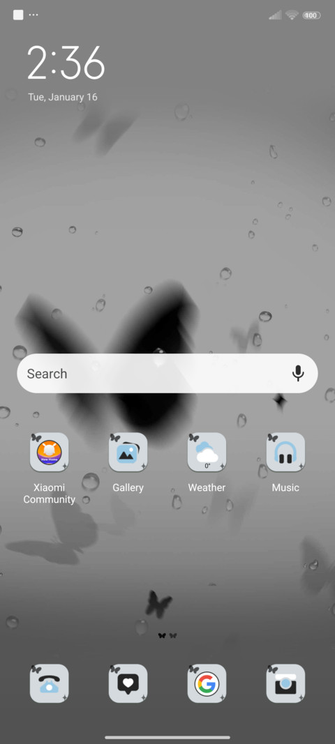 Rain Butterfly screenshot