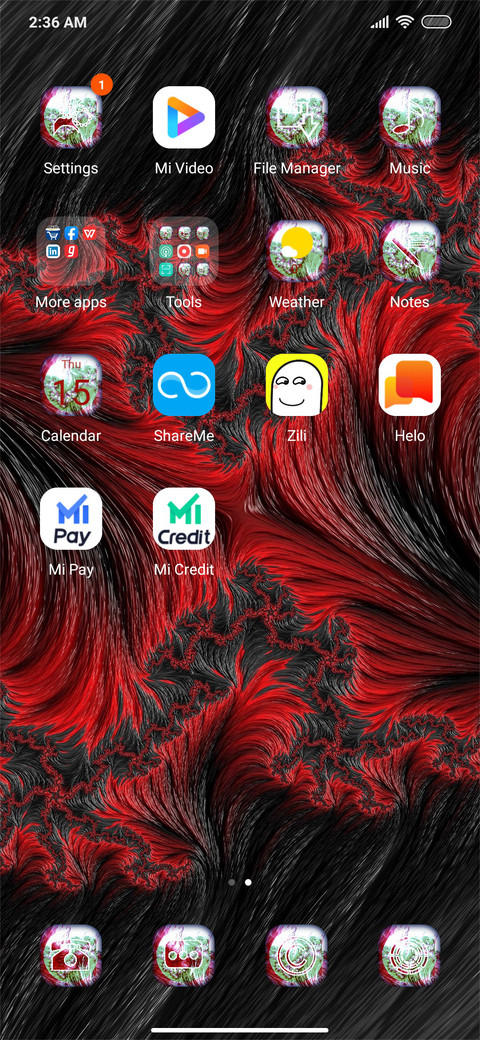 Black Red 3D screenshot