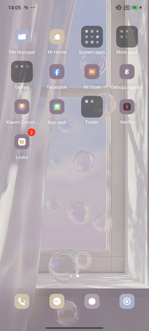Bubbles screenshot