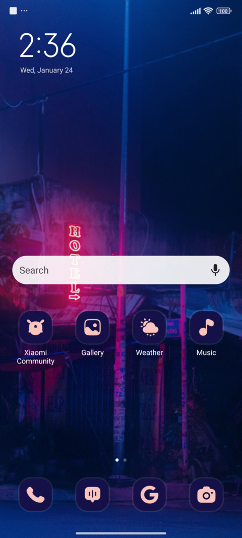 Red Neon Sign screenshot