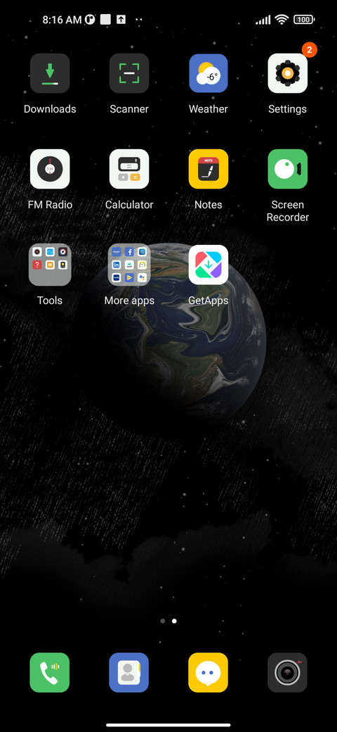 Earth's light screenshot