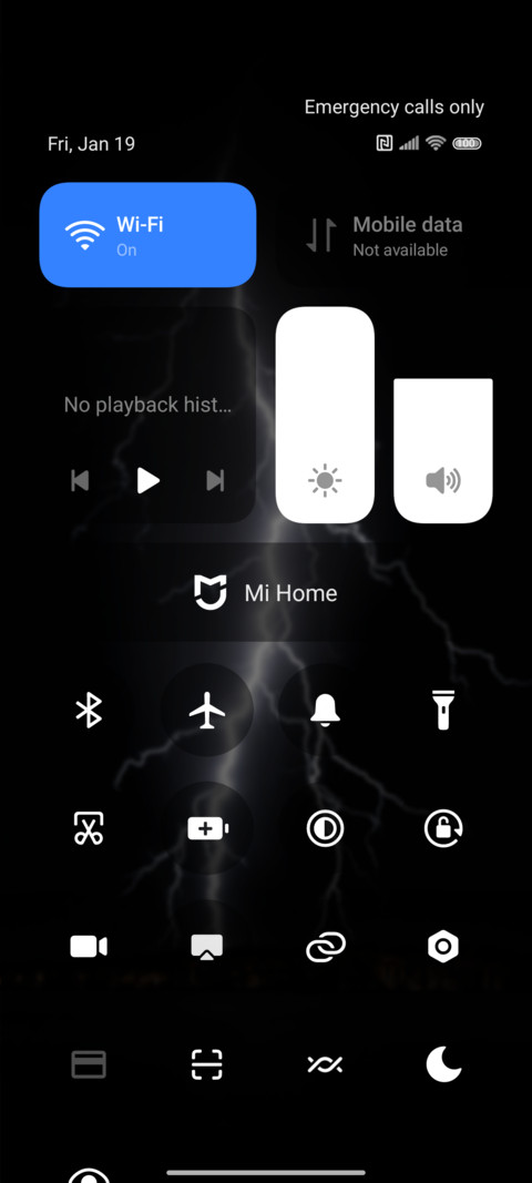 Night rain screenshot