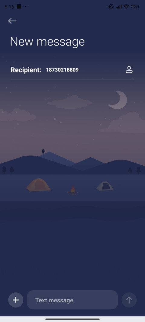 Mountain Dusk Fire screenshot