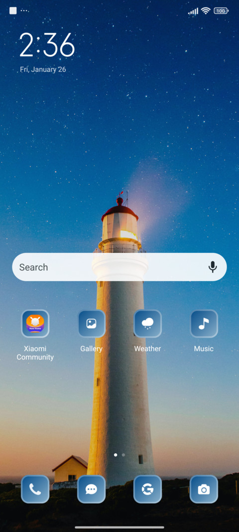 Lighthouse screenshot