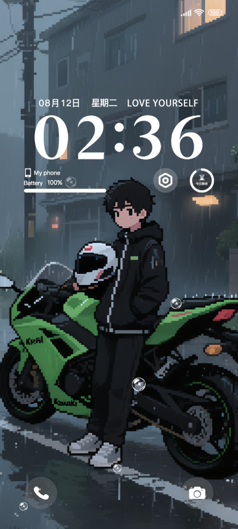 像素风机车男孩 screenshot