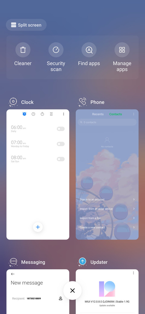 Moon clouds screenshot