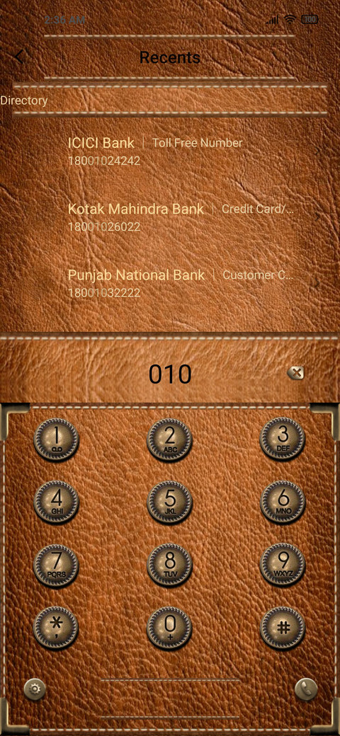 Leather screenshot