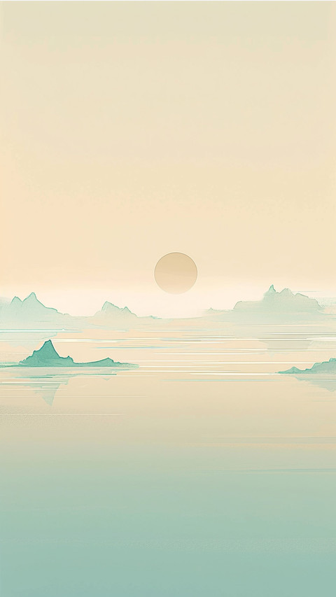 水墨山水画-顶晟科技 screenshot