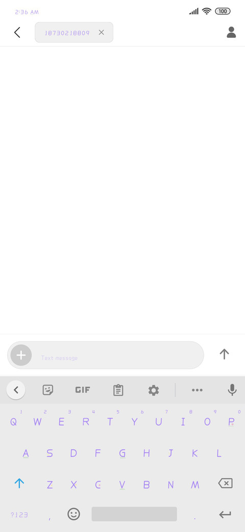 Light purple screenshot