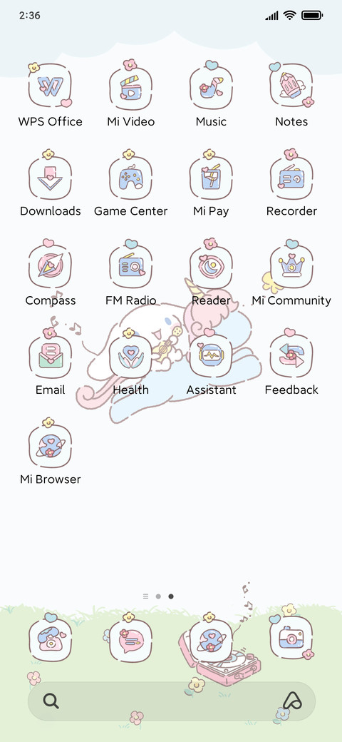 Mengmeng calendar screenshot