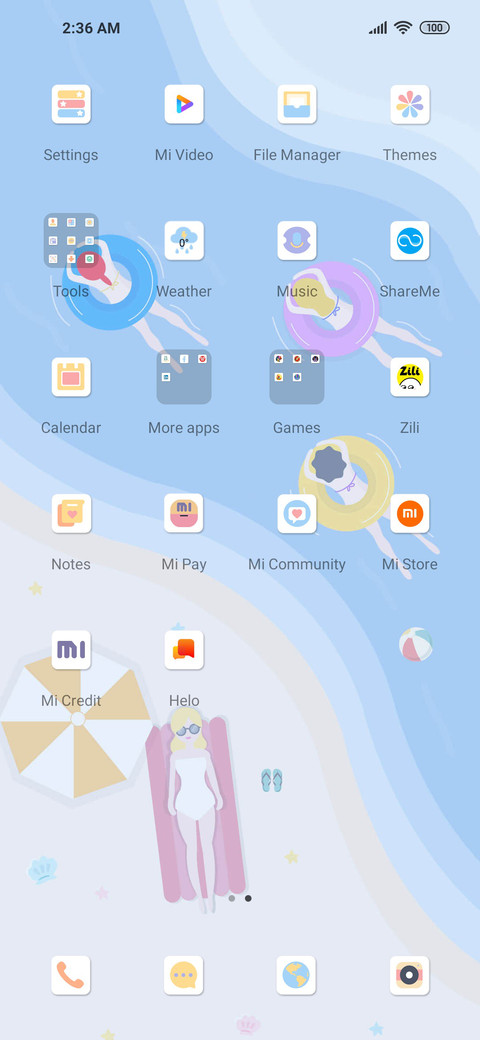 Simple summer screenshot