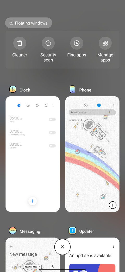 Rainbow astronauts screenshot