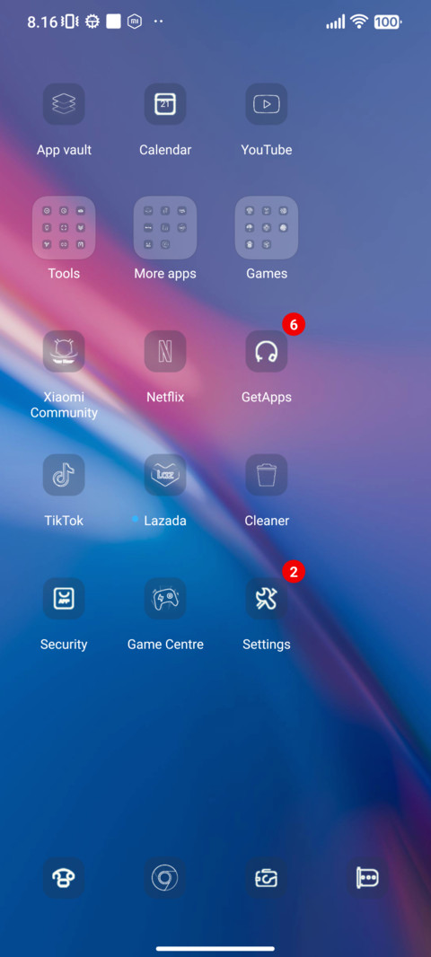 bleufall screenshot