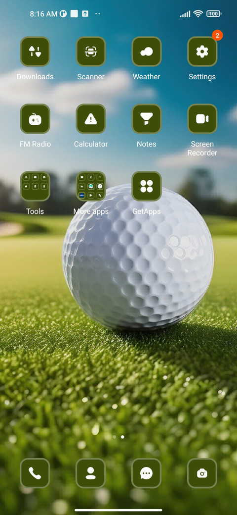 Golf ball screenshot