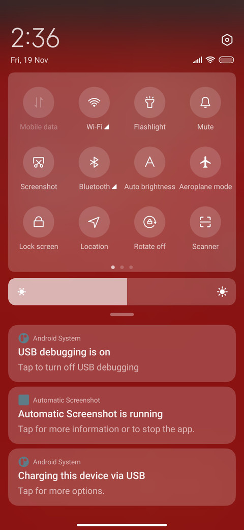 Orientation screenshot