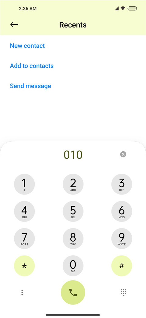 Android 12 Lemon screenshot