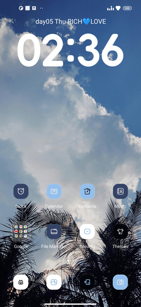 blue sky screenshot