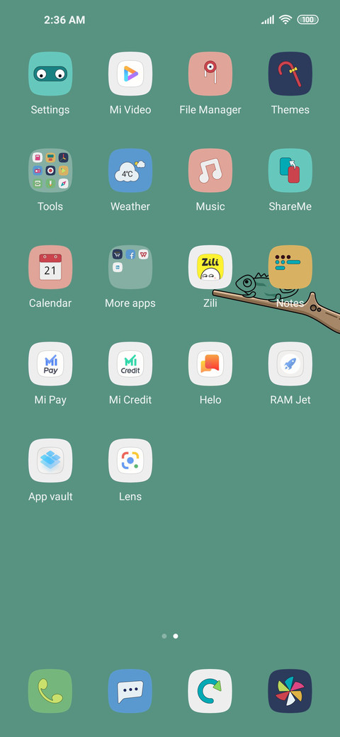 Forest chameleon screenshot