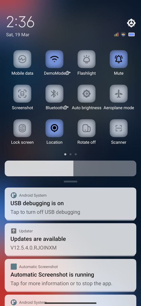 Dark screenshot