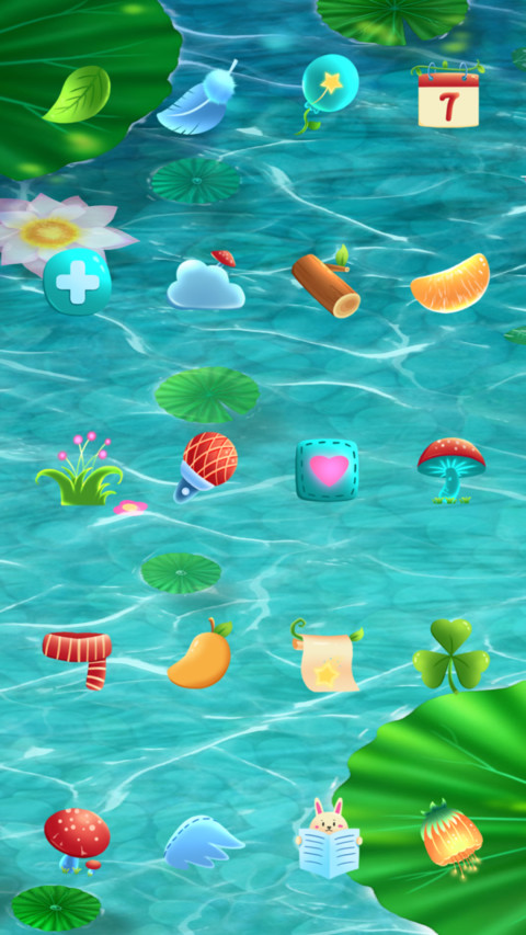 锦鲤戏荷 screenshot